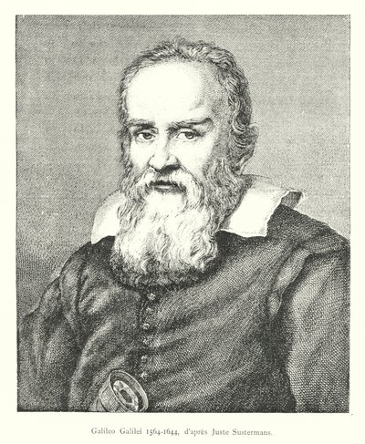 ガリレオガリレイ1564-1644、ジャストサステルマンズ 作： Italian School